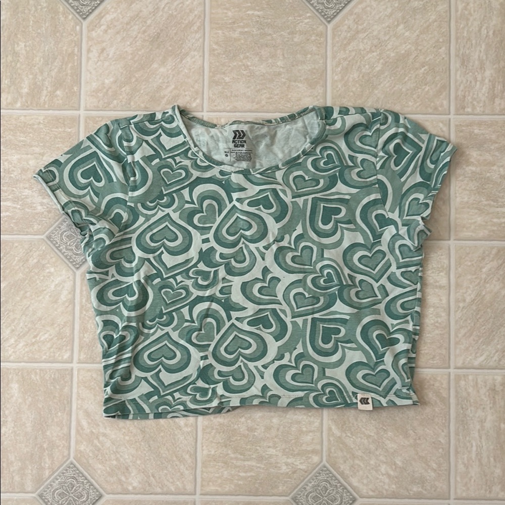 Action Gear Hearts Crop Top
